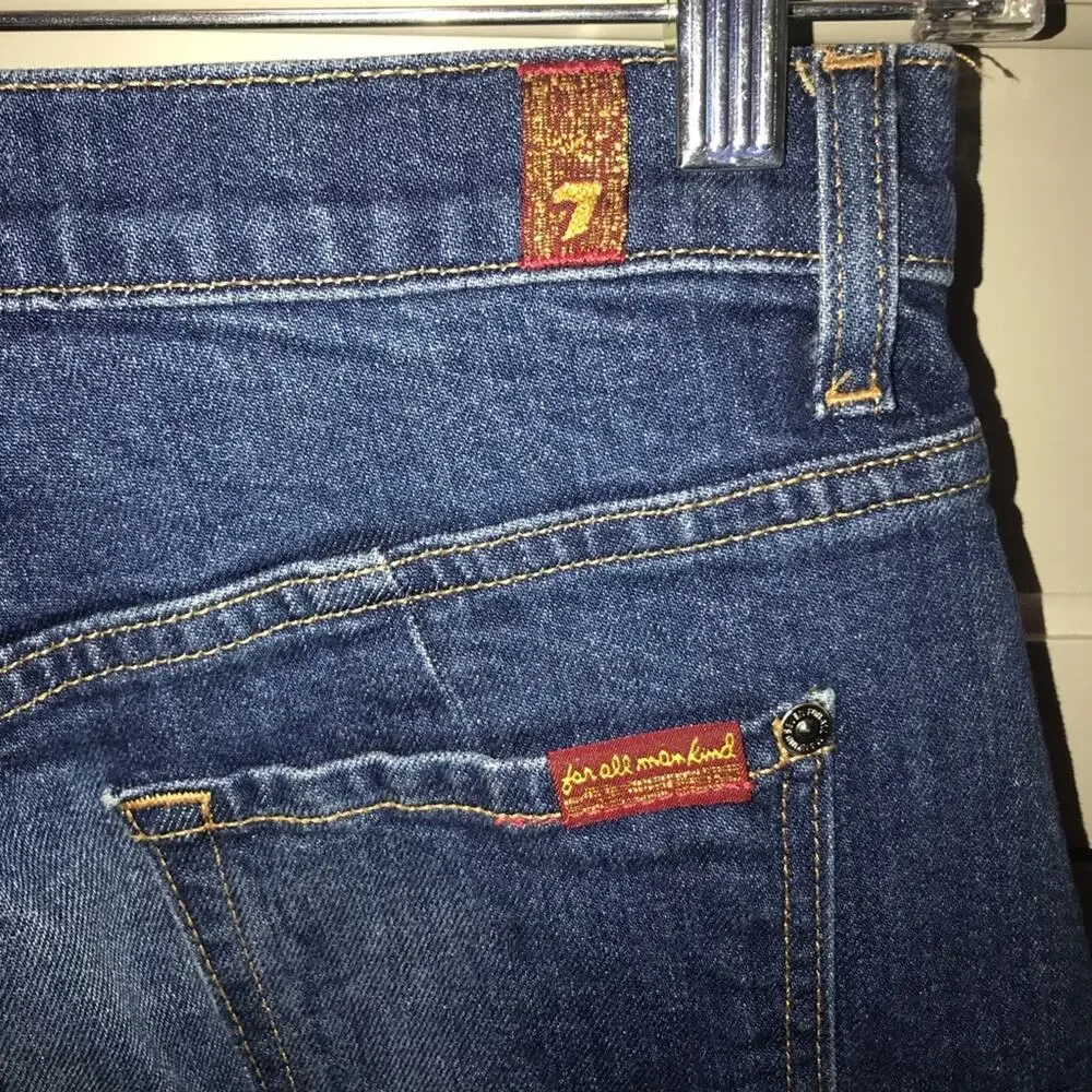 7 For All Mankind Denim Skirt 24